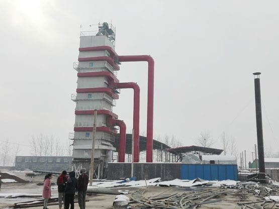 continuous type dryer tower